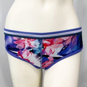 Roxy Floral Brazilian Bikini Bottoms Size M